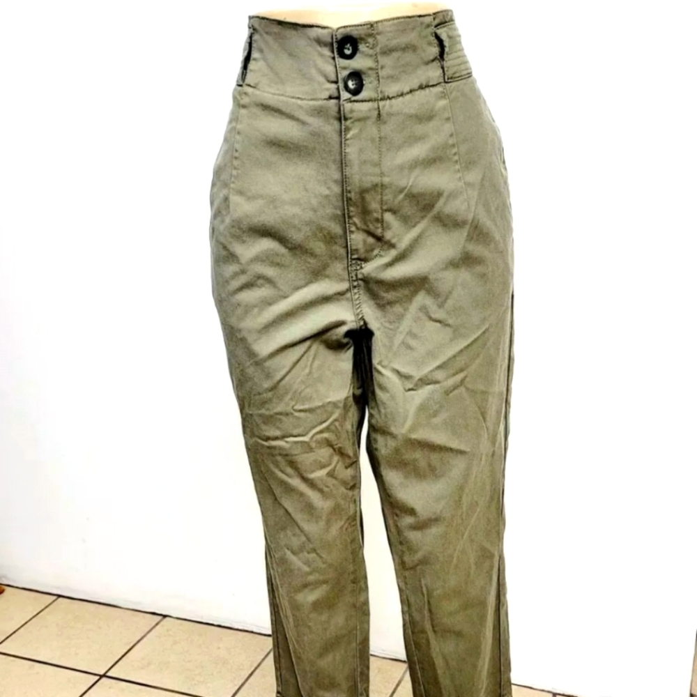 Women's Olive Jeans Dressy